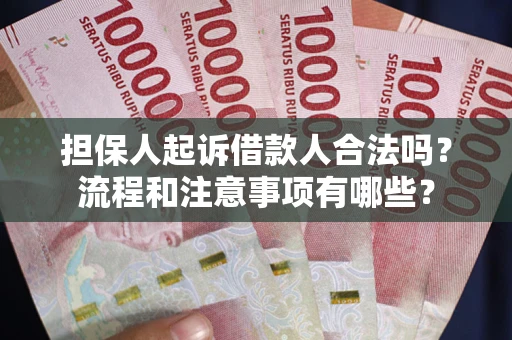 北京担保人起诉借款人合法吗？流程和注意事项有哪些？