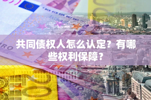 北京共同债权人怎么认定？有哪些权利保障？