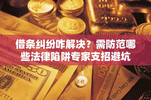 北京借条纠纷咋解决？需防范哪些法律陷阱专家支招避坑