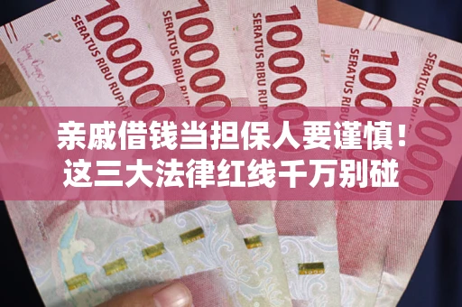 北京亲戚借钱当担保人要谨慎！这三大法律红线千万别碰