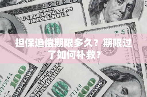 北京担保追偿期限多久？期限过了如何补救？