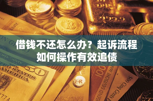 北京借钱不还怎么办？起诉流程如何操作有效追债