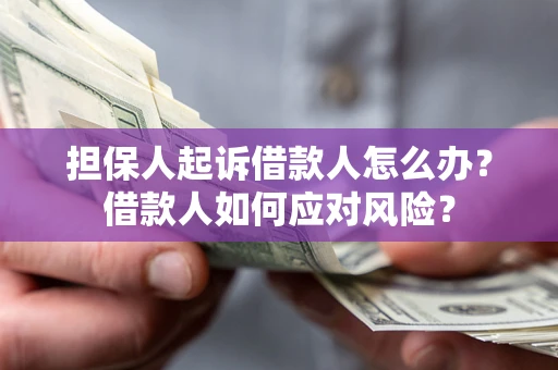 北京担保人起诉借款人怎么办？借款人如何应对风险？
