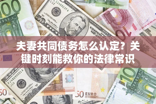 北京夫妻共同债务怎么认定？关键时刻能救你的法律常识