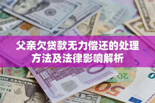北京父亲欠贷款无力偿还的处理方法及法律影响解析