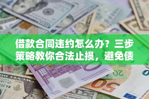 北京借款合同违约怎么办？三步策略教你合法止损，避免债务危机升级